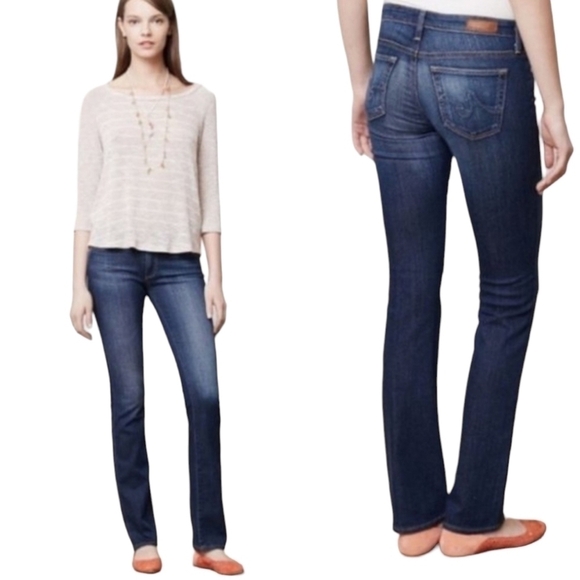 Ag Adriano Goldschmied | Women's Slightly Distressed Ballad Jeans (Size 28R) - Picture 15 of 15